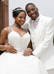 Black bride and groom
